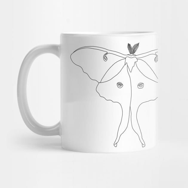 luna moth by Minimalist Co.